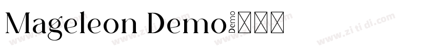 Mageleon Demo字体转换